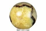 Polished Septarian Sphere - Madagascar #260030-1